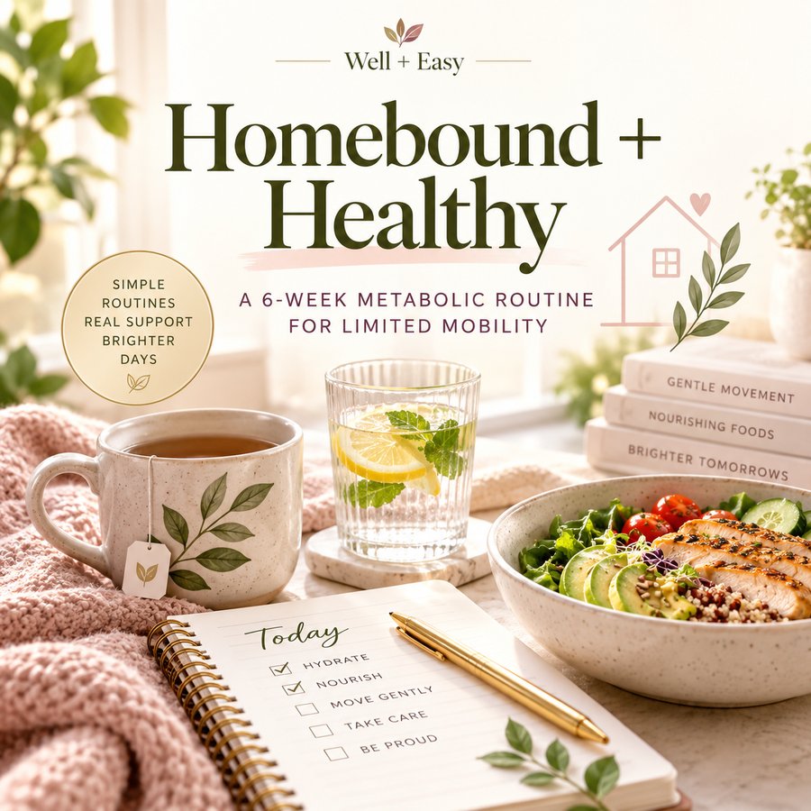 Homebound + Healthy: A 6-Week Metabolic Routine for Limited Mobility cover