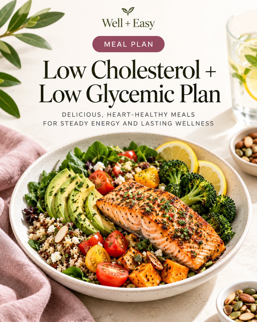 Low Cholesterol + Low Glycemic Plan cover