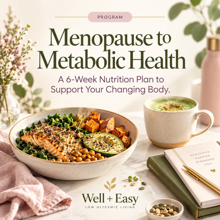 Menopause to Metabolic Health cover