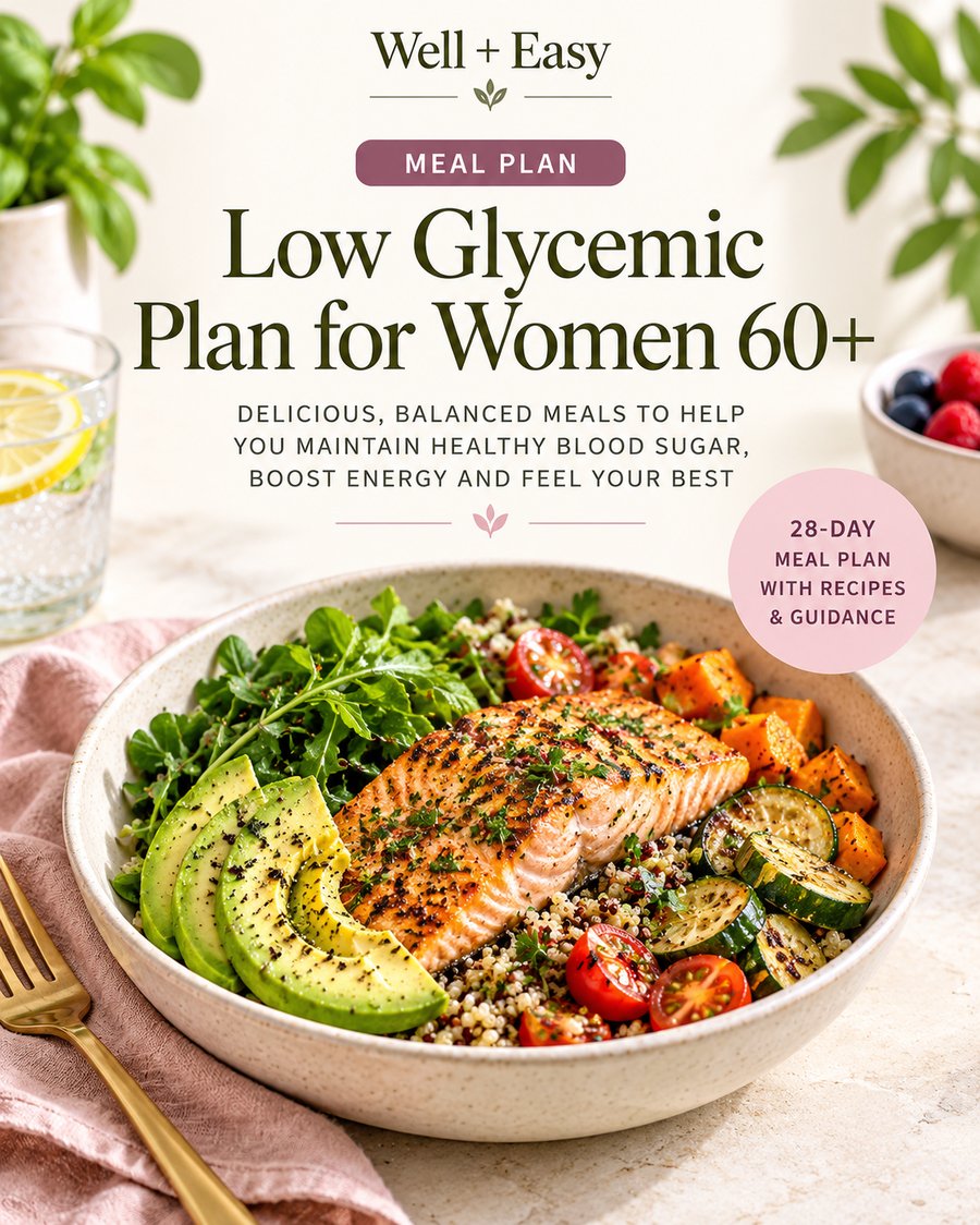 Strong + Steady: 30-Day Metabolic Meal Plan for Women 60+ cover